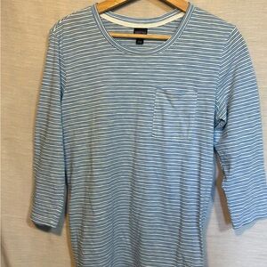 Patagonia Striped Pocket Top Size Small  Organic Cotton
